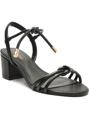 NWT Arezzo Camila Mid Block Sandal